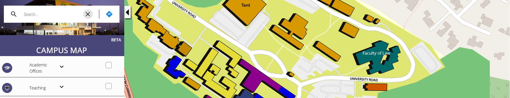 Interactive map